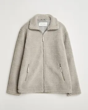 Acton Pile Fleece Jacket Grey
