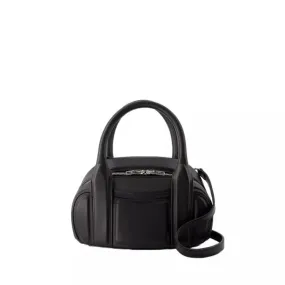   Alexander Wang  Roc Small Shoulder Bag - Leather - Black Black  Crossbody Bag 