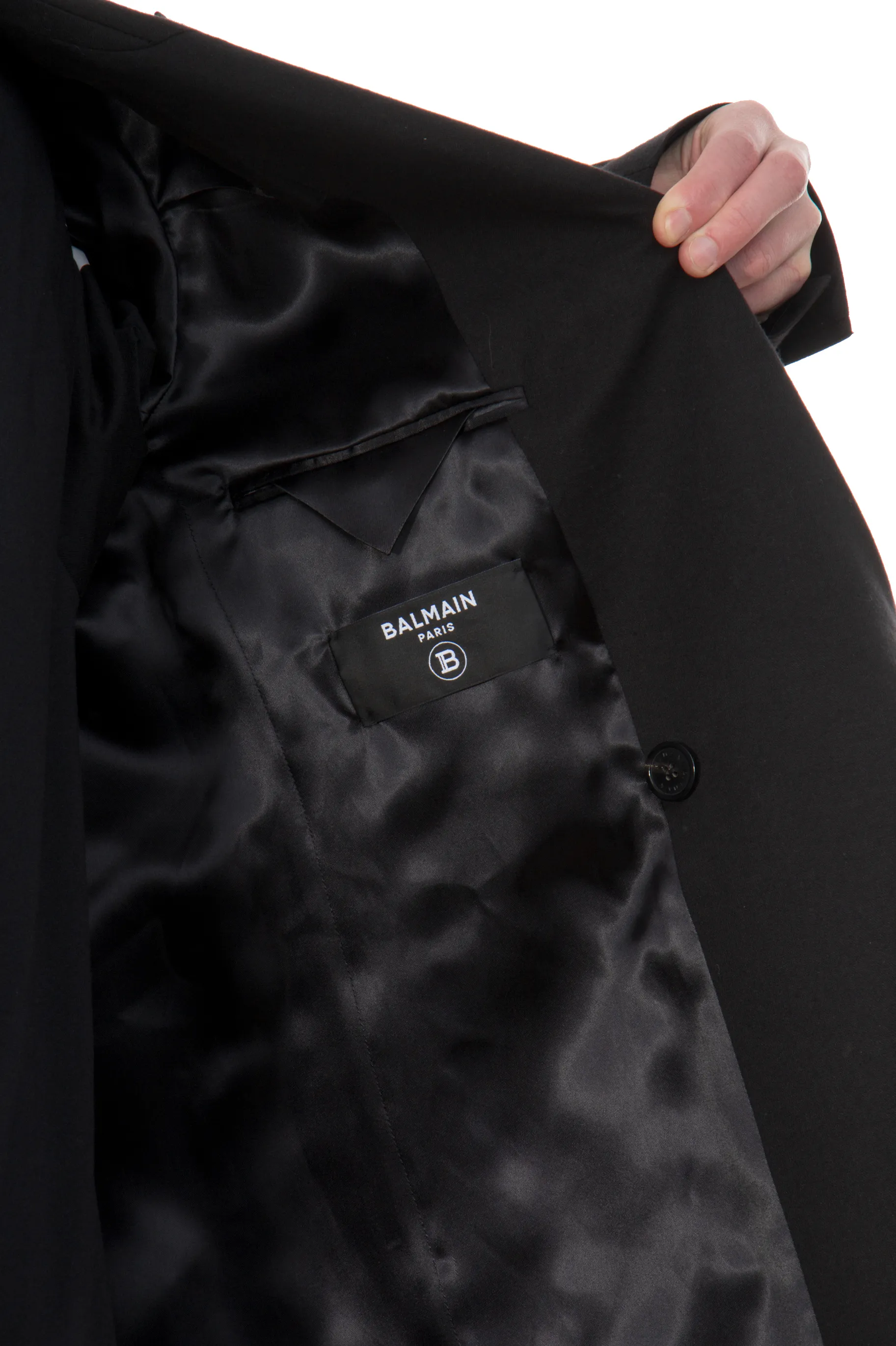 BALMAIN Asymmetrical Cotton Jacket  