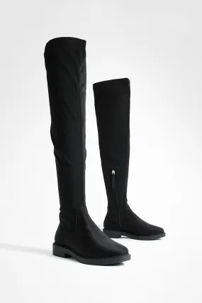 Beite Passform Overknee-Stiefel