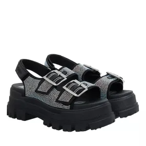   Buffalo  Aspha Ari Glam Black Mermaid  Sandale 