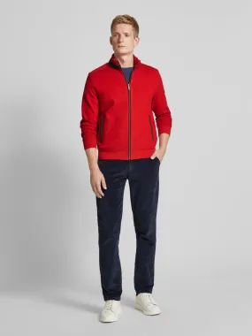 bugatti Sweatjacke mit Stehkragen (rot) online kaufen