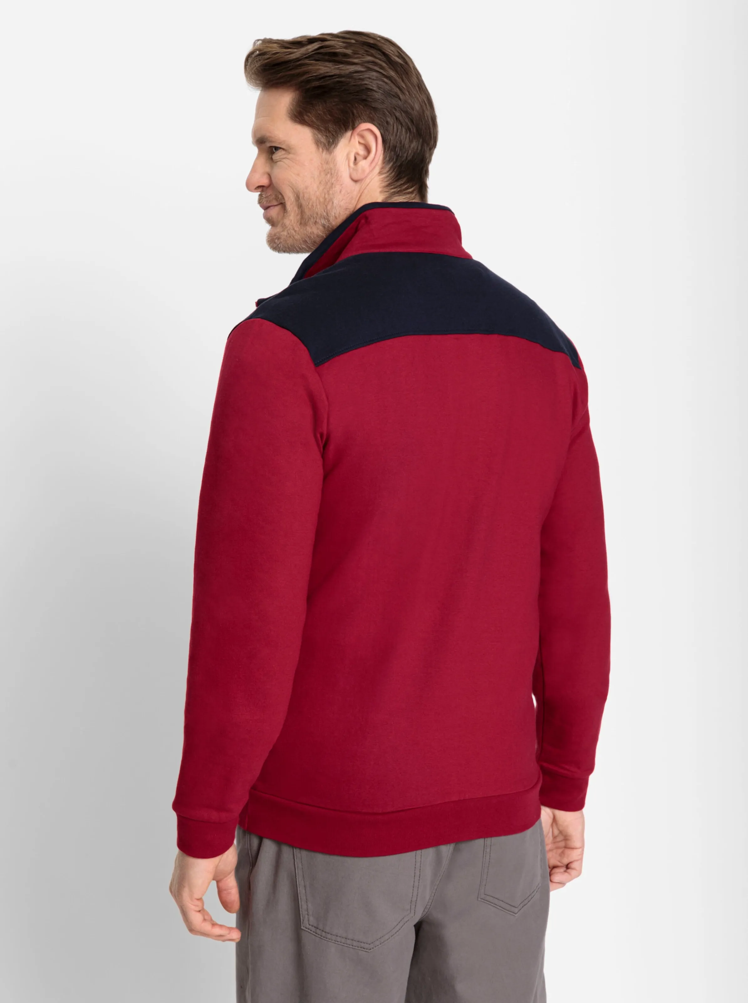 Catamaran Sweatjacke in kirsche