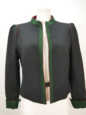 Christa Moden Salzburg schwarz herrlich zauberhafte Trachtenjacke Jacke Gr.40