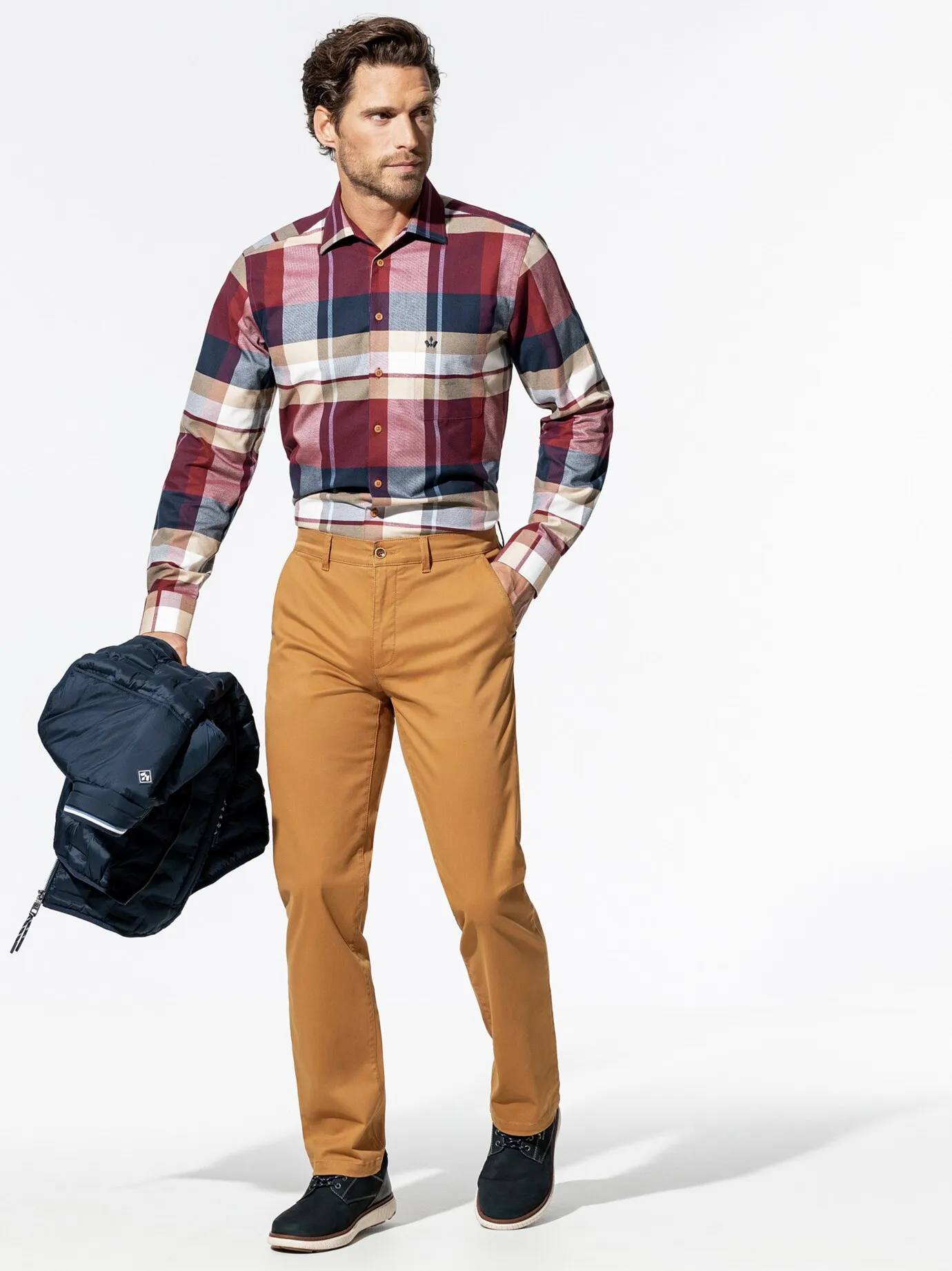 Diamanten-Twill Hemd