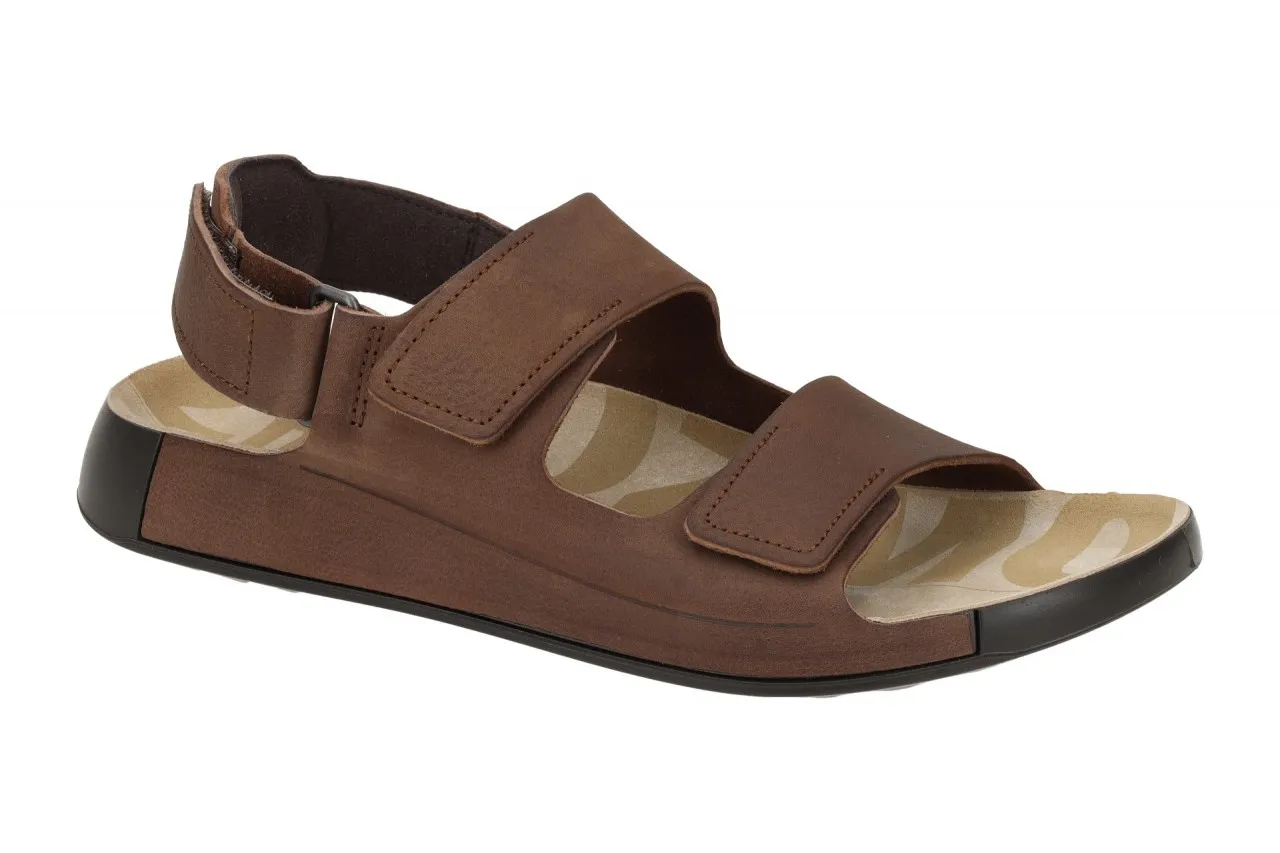 Ecco Cozmo Herren Sandale braun Klett 500944