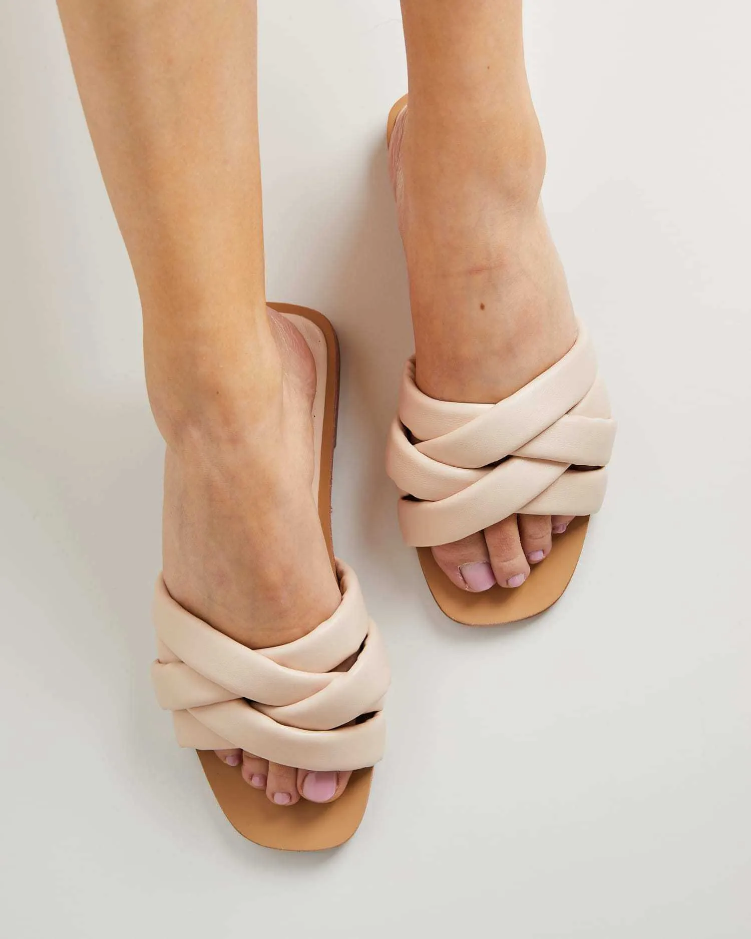 Geflochtene Sandale 