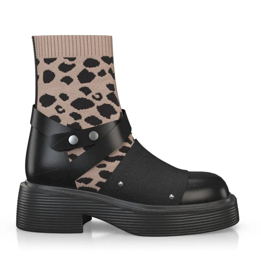 Halbhohe Damen-Stiefel 58963