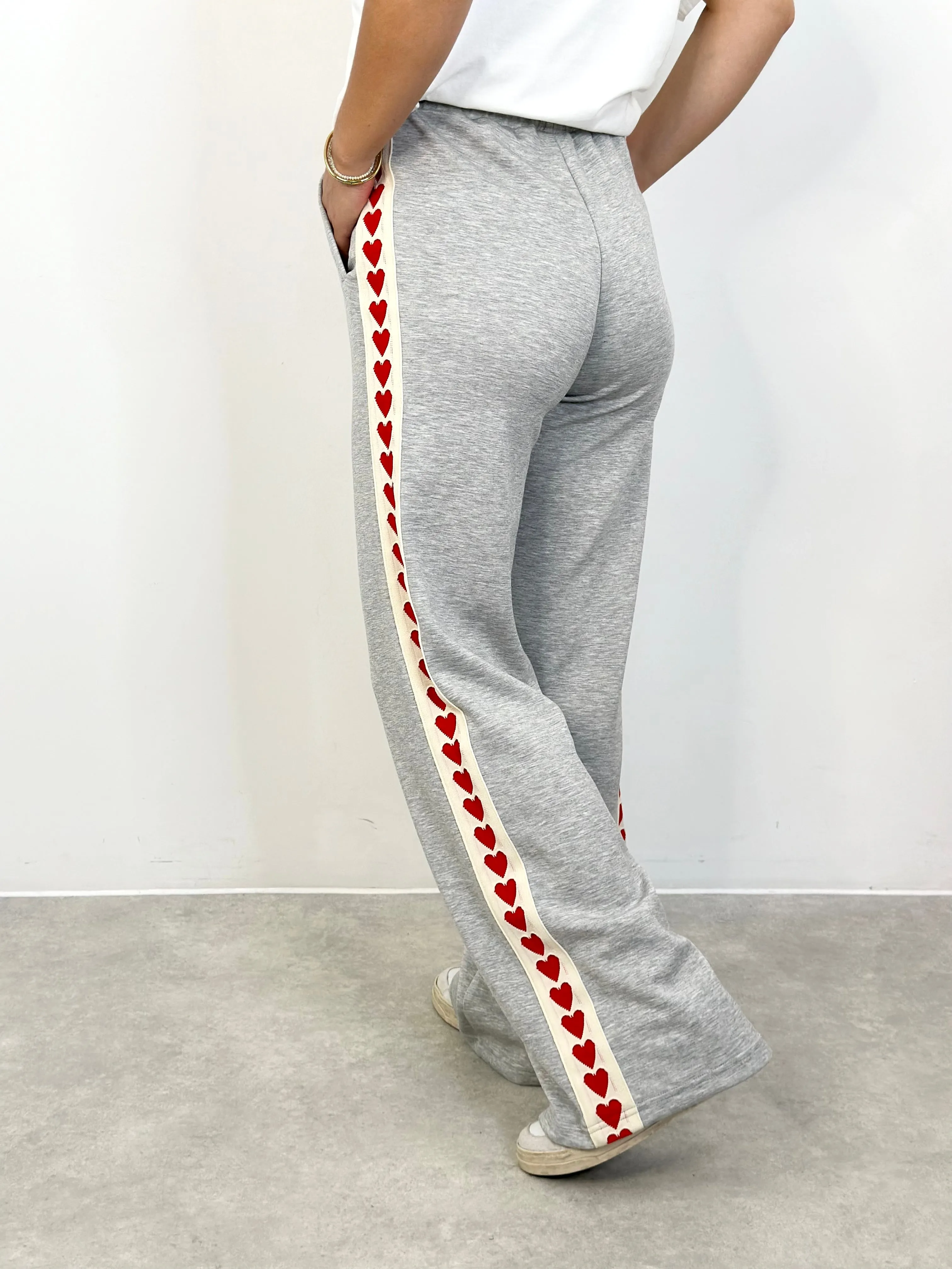 Hose HS24-00068 Grey Hearts