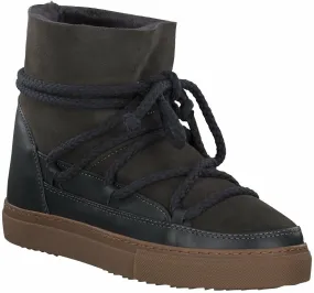 INUIKII Damen-Winterboots aus Leder 192402733866 (Grau)
