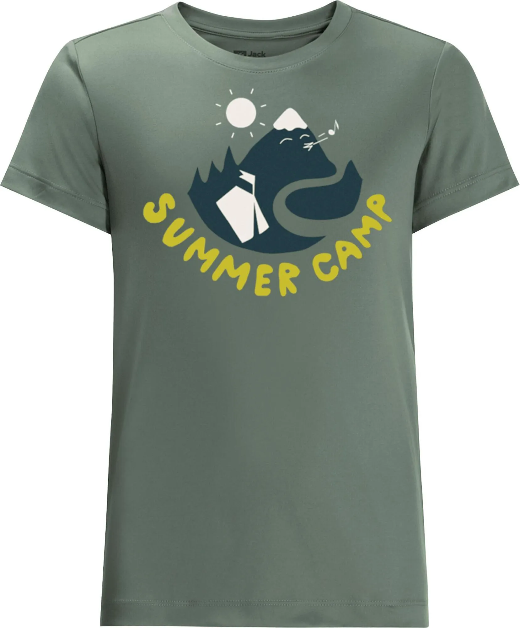 Jack Wolfskin Summer Camp T K - Kinder T-Shirt für sämtliche Outdoor Aktivitäten