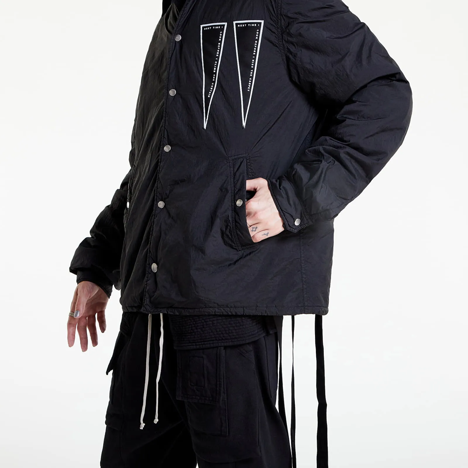 Jacke Rick Owens Snapfront Jacket DU02B4782 NDEH1 09