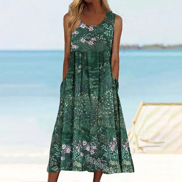 Kleid mit Blumendruck
