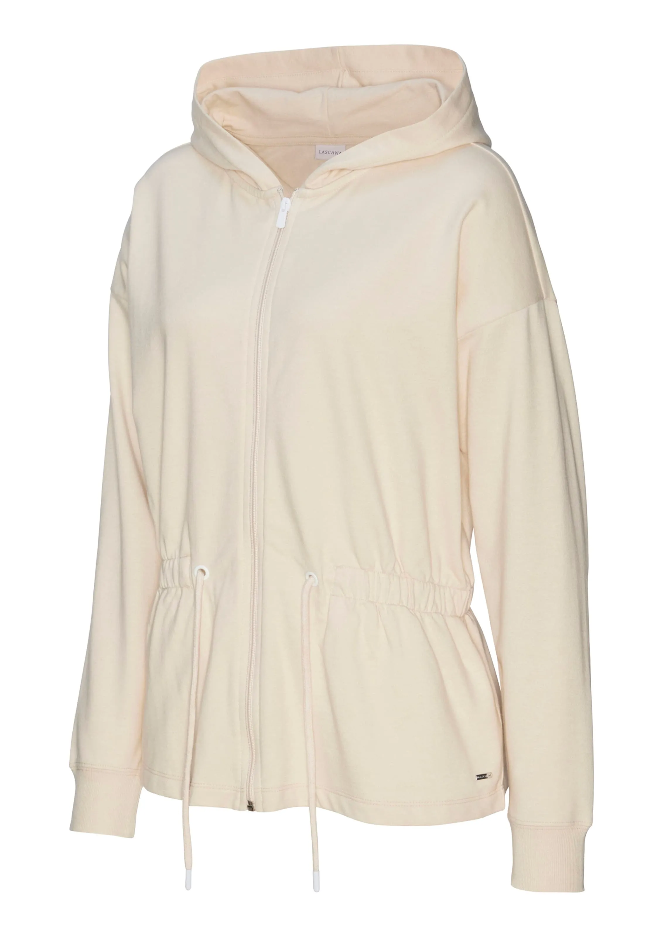 LASCANA Sweatjacke in beige