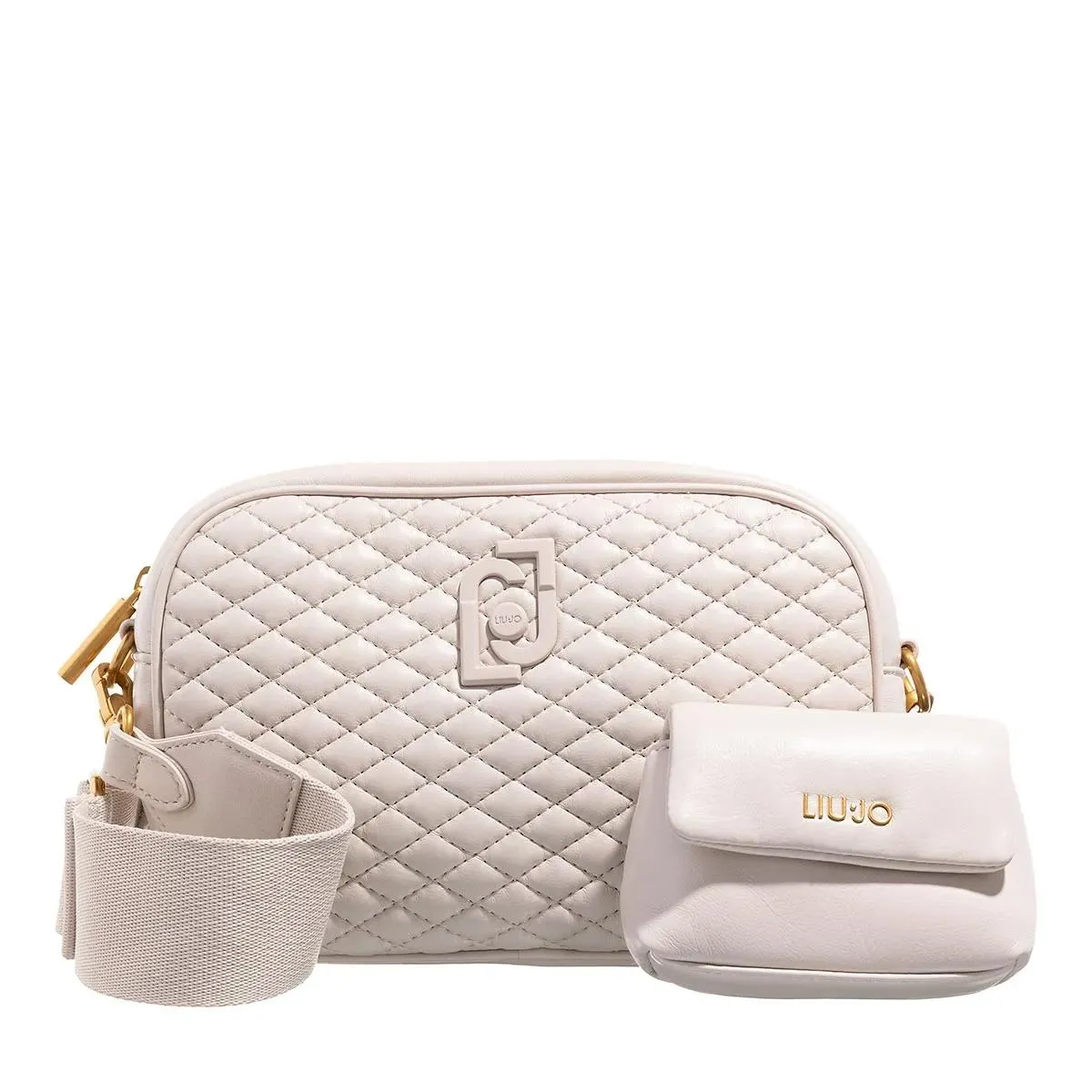   LIU JO  Tracolla True Champagne  Crossbody Bag 