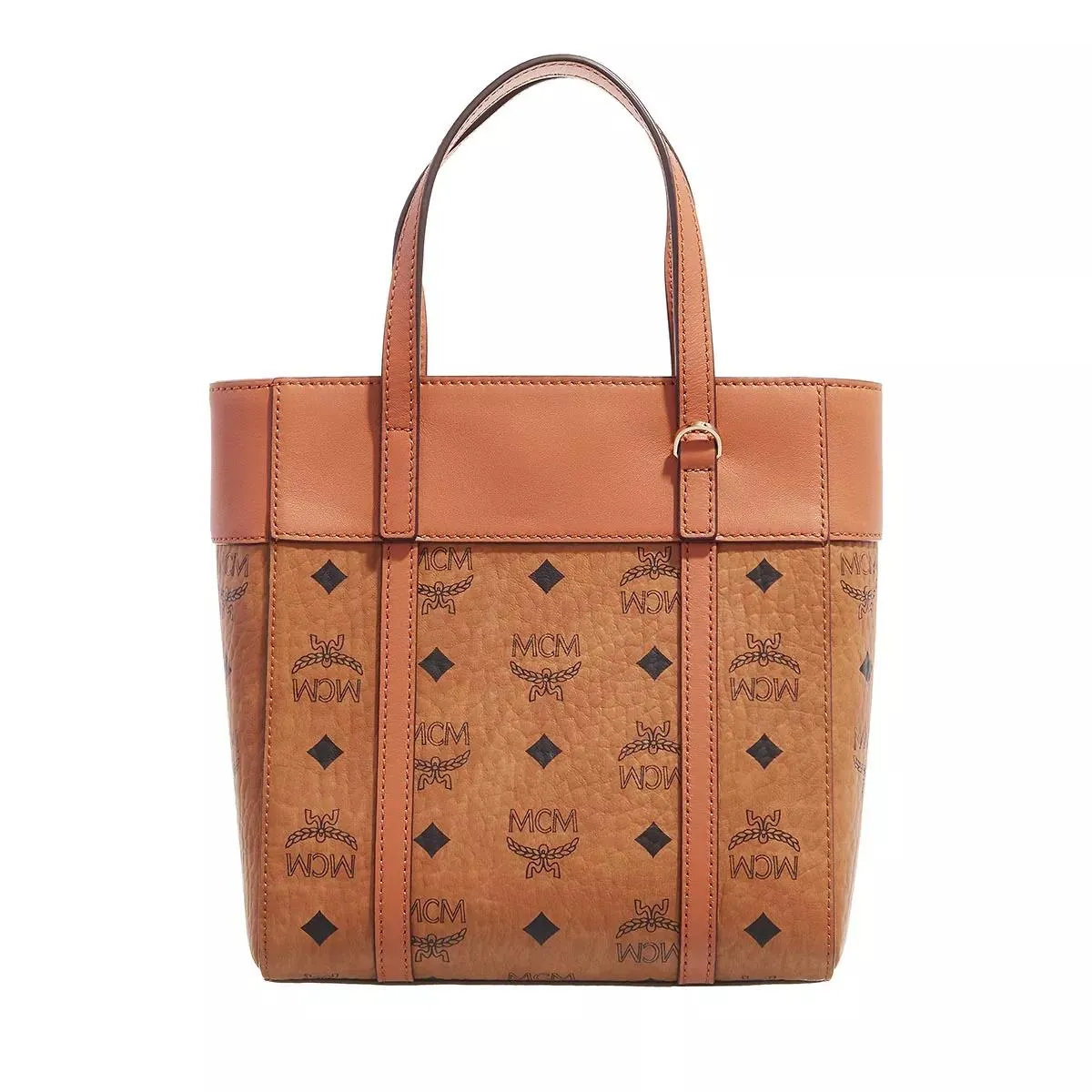   MCM  Aren Shopper Small Cognac  Tote 