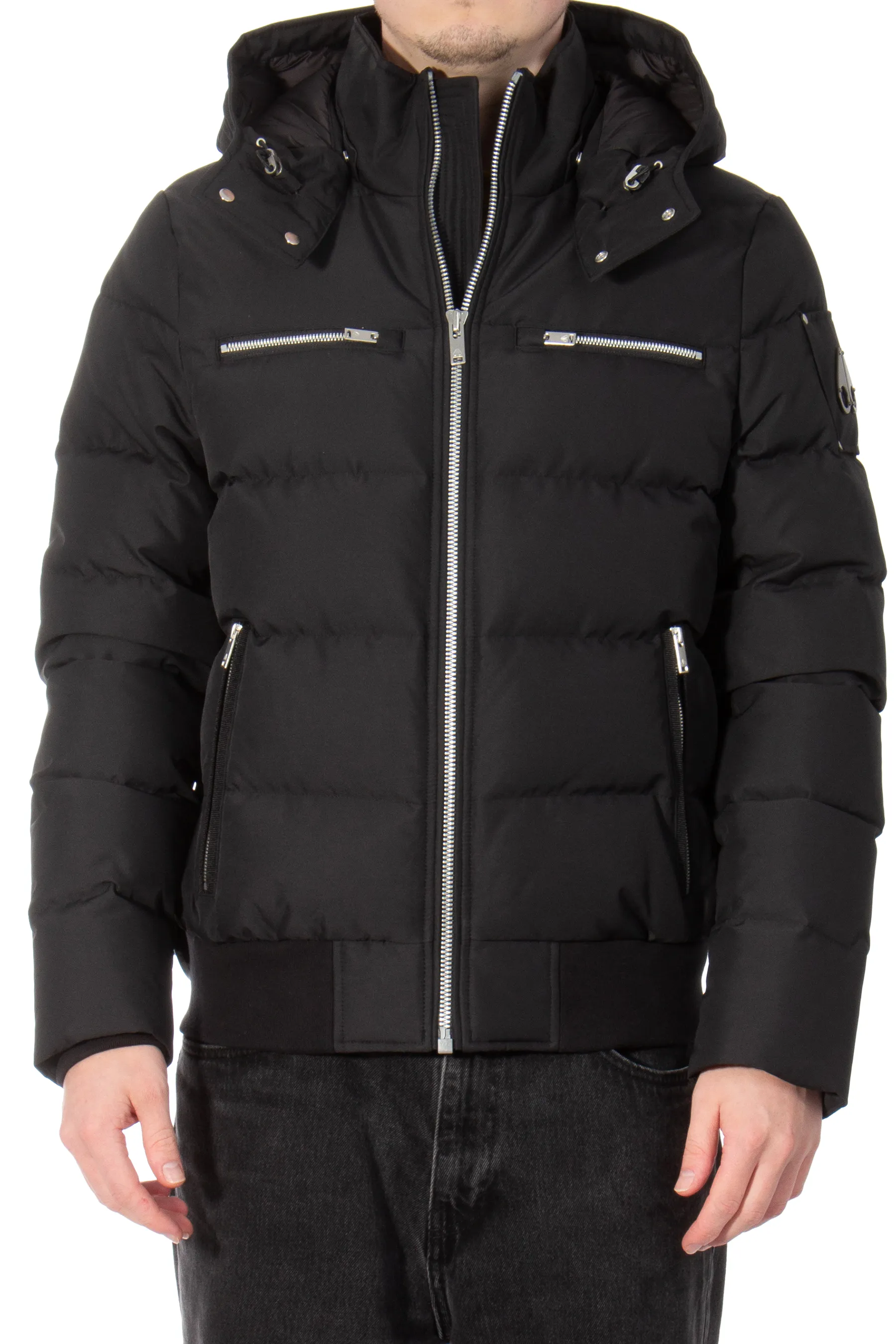 MOOSE KNUCKLES Quilted Down Jacket Cloud  