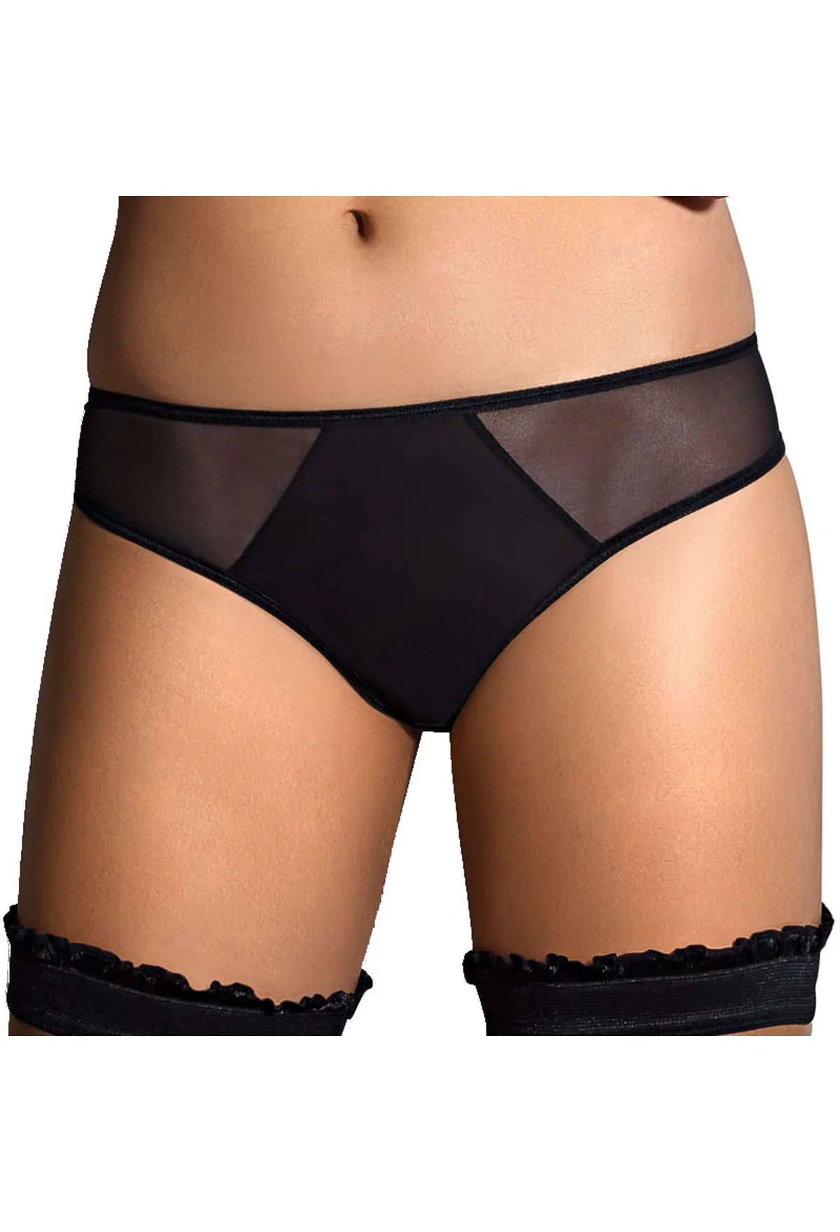 Panty mit blickdichtem Einsatz