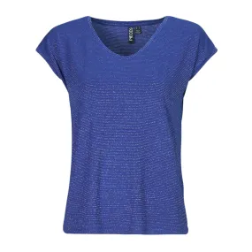 Pieces - PCBILLO TEE LUREX STRIPES