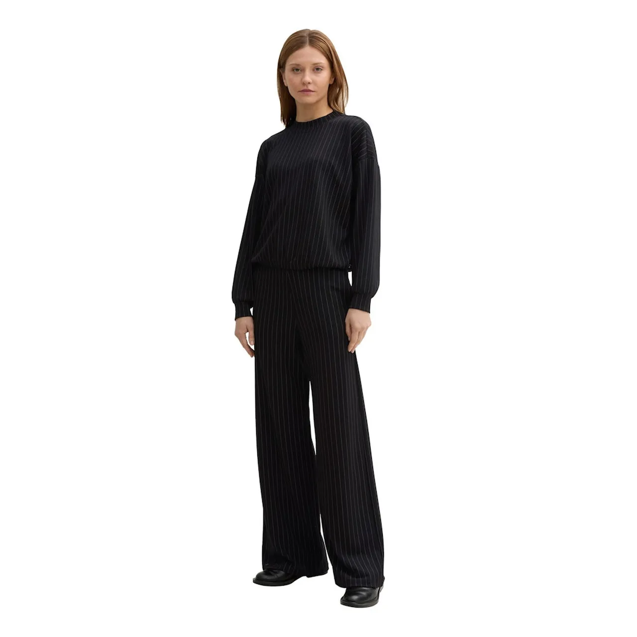 Pinstripe Sweatshirt