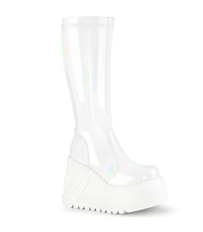 Plateau Stiefel STOMP-200 Weiss lack online günstig kaufen