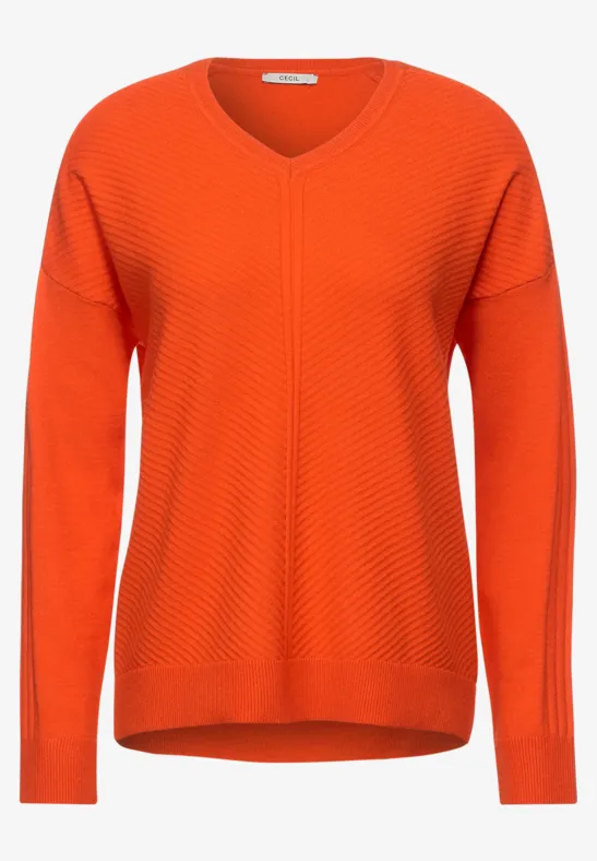 Pullover mit Struktur
