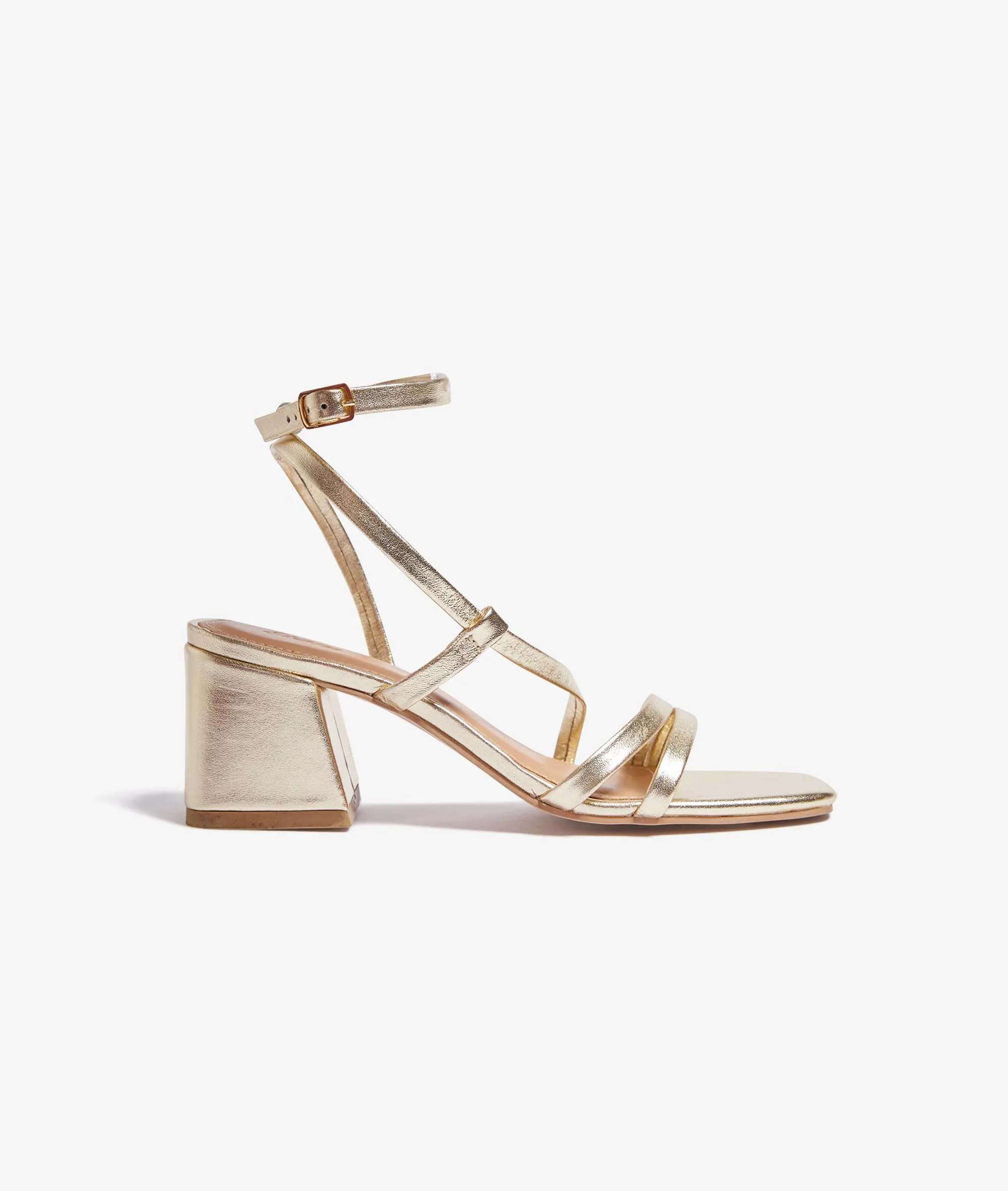 Sandalen mit absatz CUIR