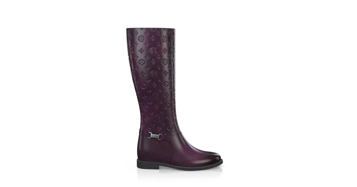 Stiefel mit verstecktem Absatz 11795