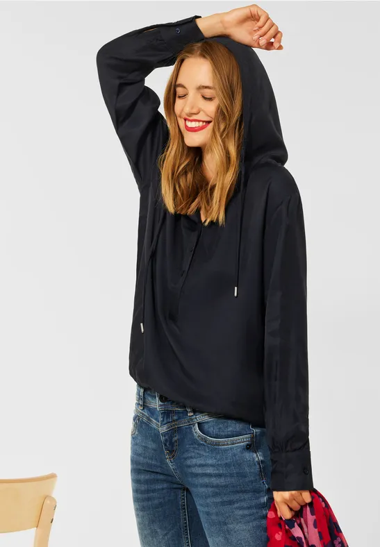 Street One Bluse im Hoodie Style 