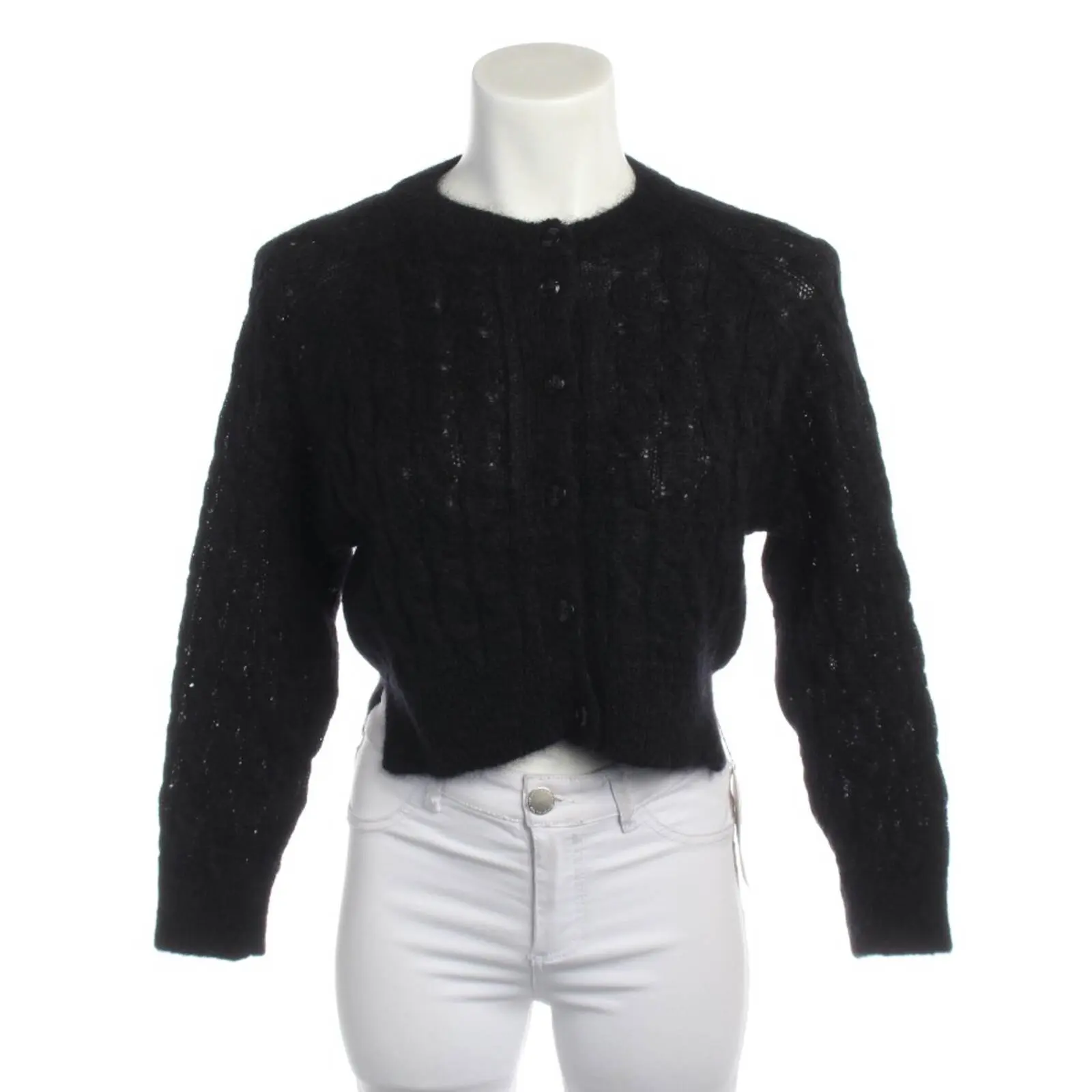 Strickjacke M Schwarz