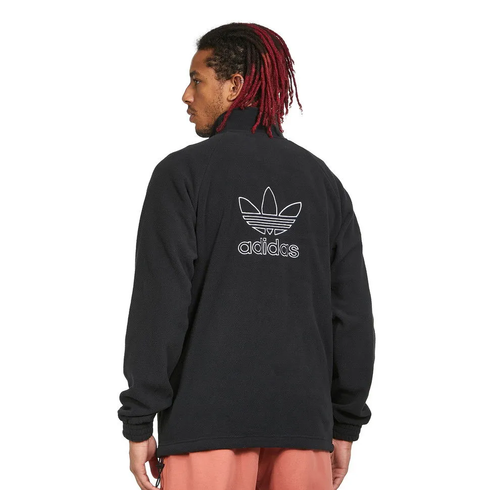 Sweatshirt adidas Originals Trefoil Teddy Fleece Jacket HK7295