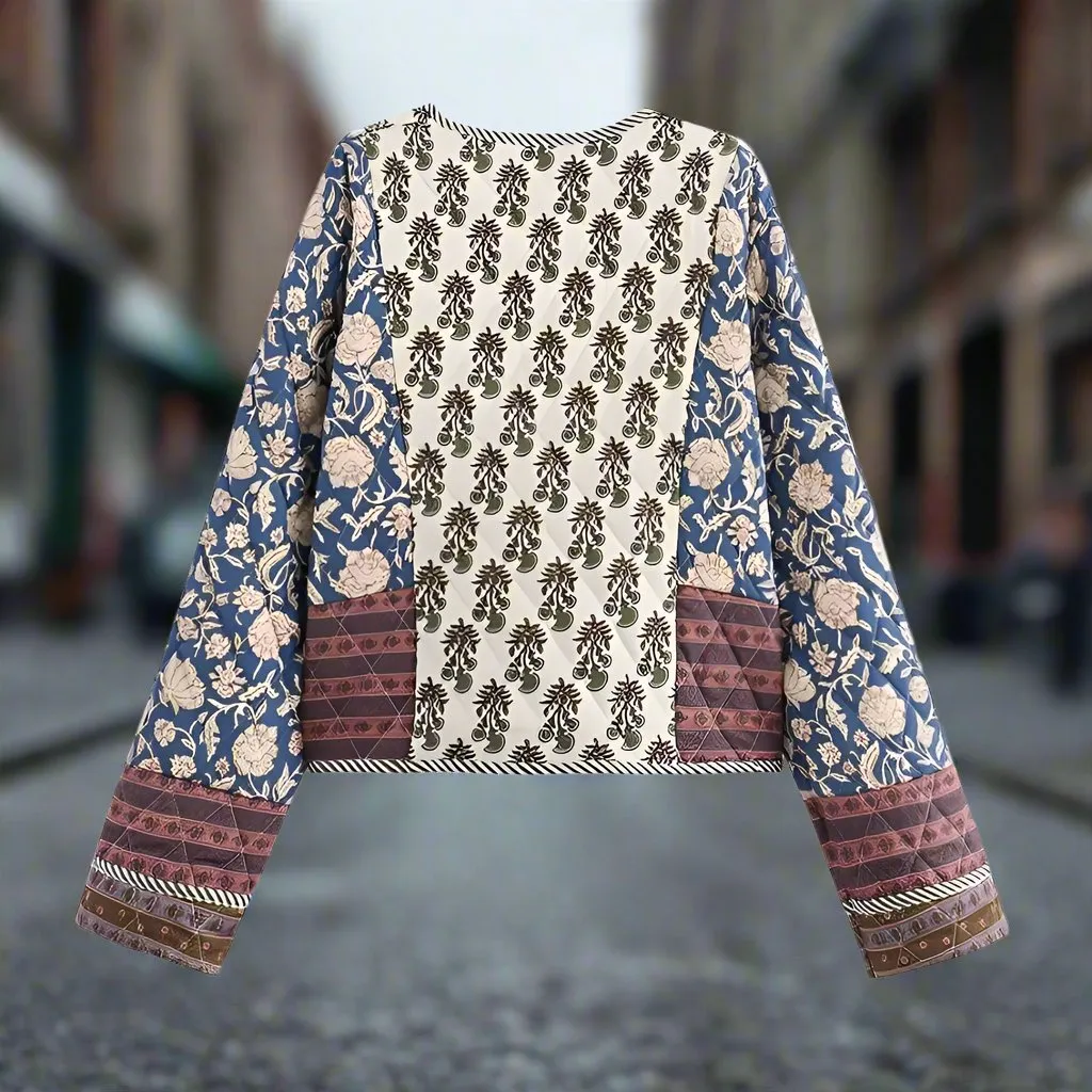 Tahlia - Steppjacke mit funkelnden Wendepailletten