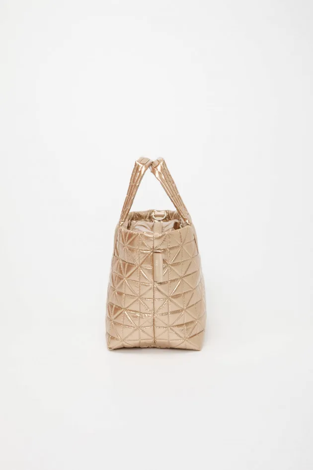 Tasche VEE LINE TOTE SMALL in Gold Metallic