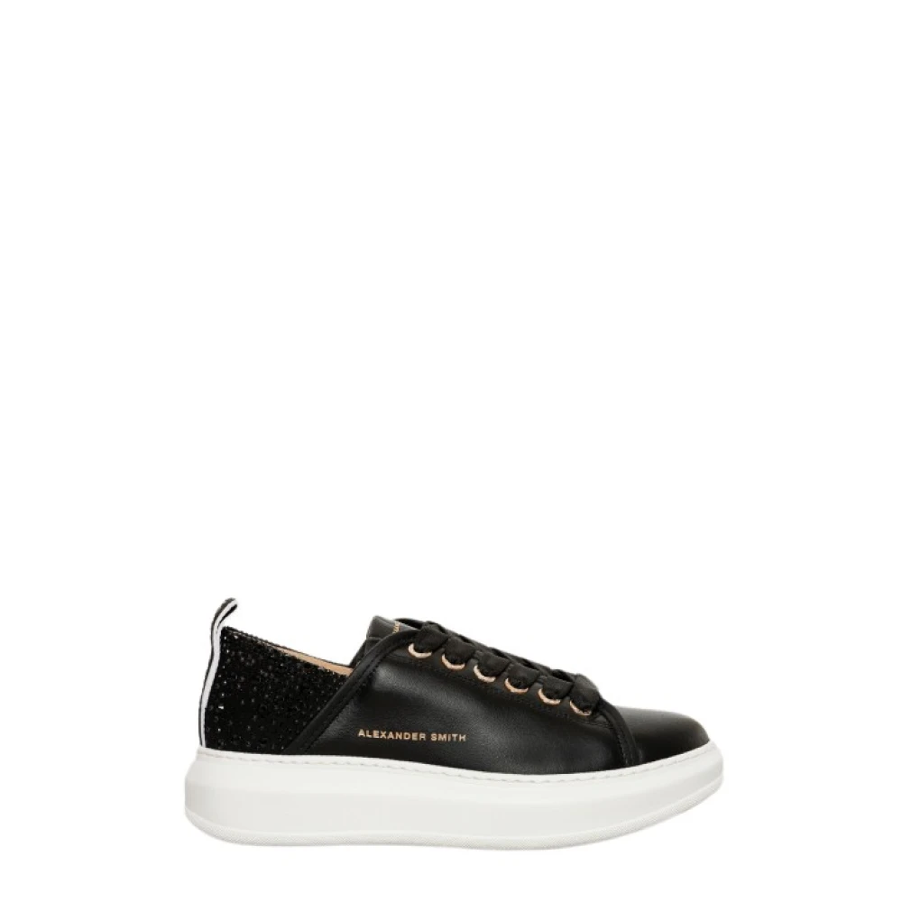 Wembley Sneakers - Schwarzes Leder