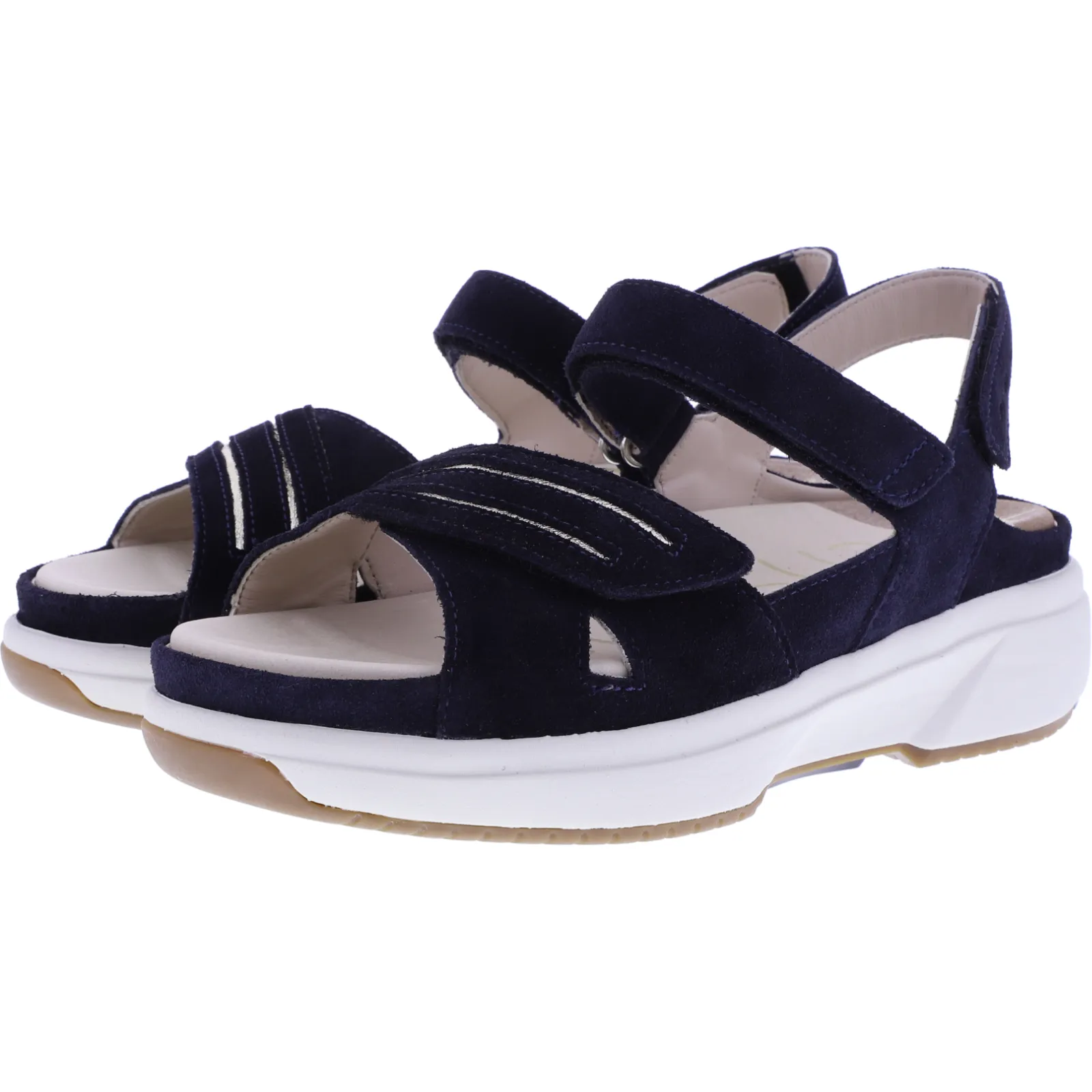 Xsensible Stretchwalker | Modell: Miami | Navy-Blau | Leder | 307065-220 | Damen Aktiv Sandalen